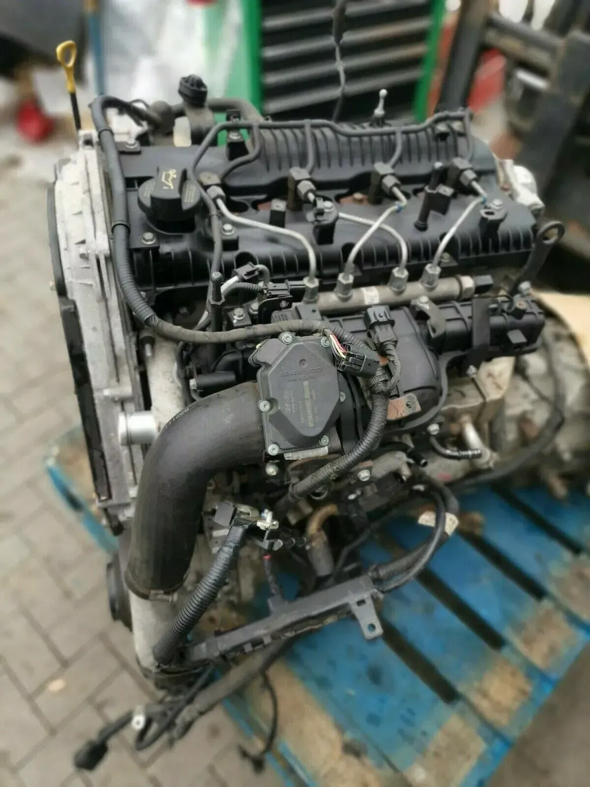 Engine Motor Hyundai H1 D4CB 125kW 170PS 38.512Km KOMPLETT - Bild 1