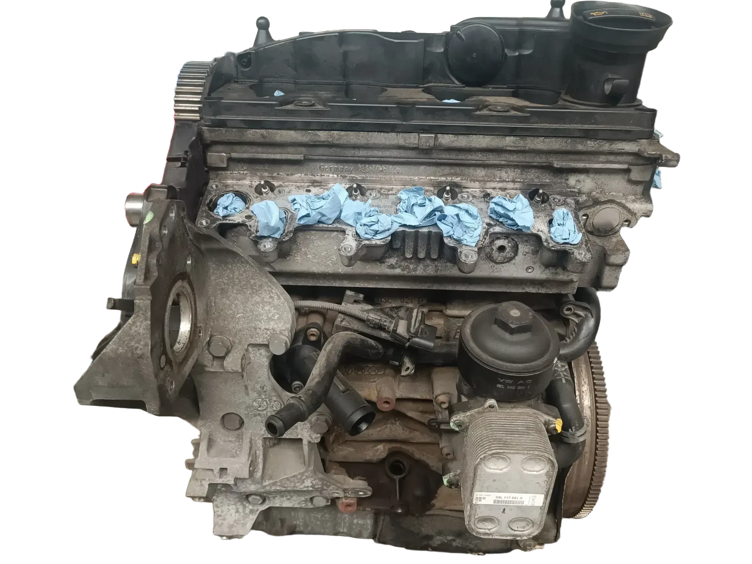 Motor 03L100032T Seat VW Golf Touran Audi Skoda Rapid Fabia 1.6 TDI CAYC - Bild 1