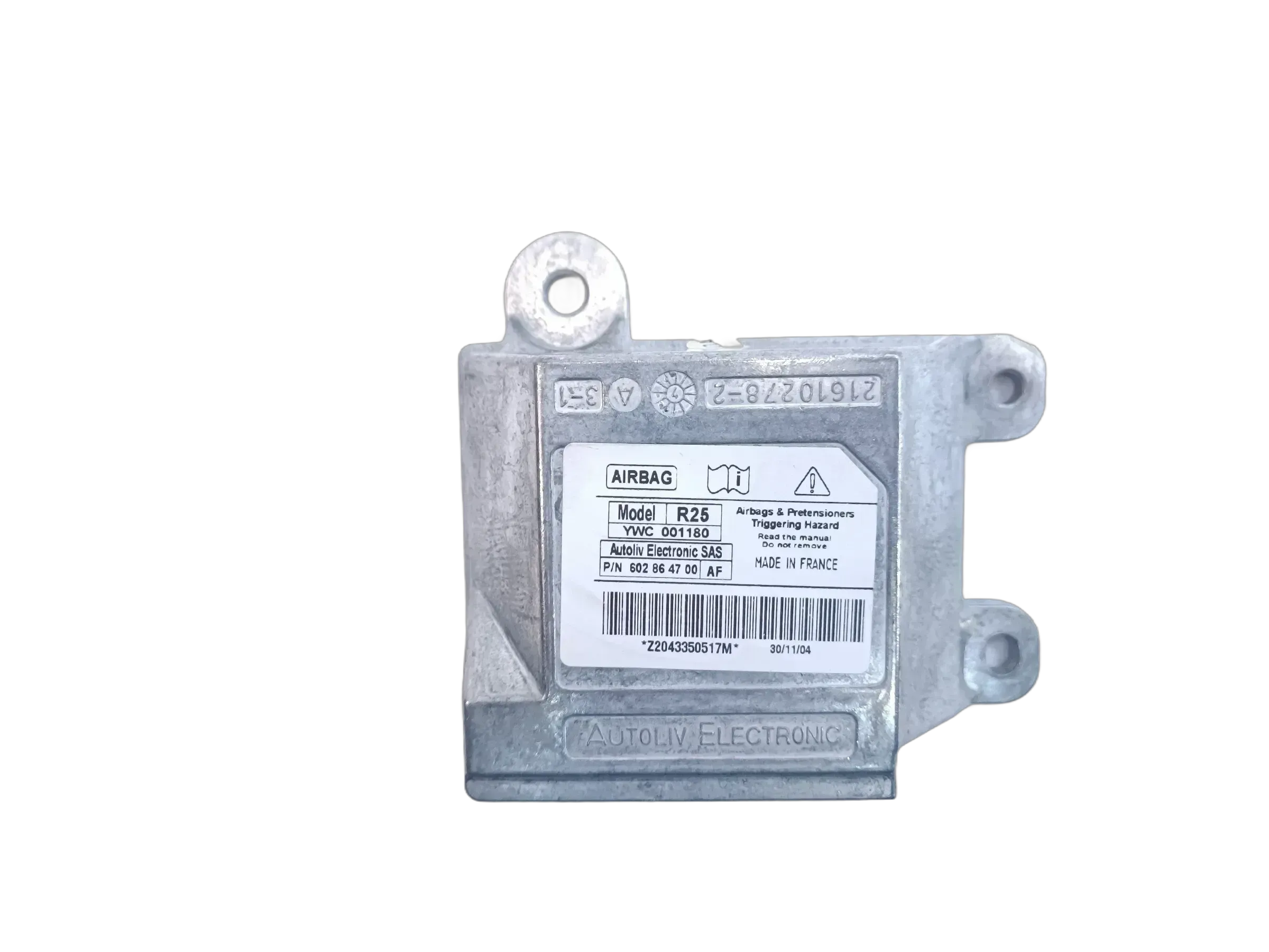 Original Steuergerät Airbag YWC001180 MG ZR Rover 25 - Bild 1